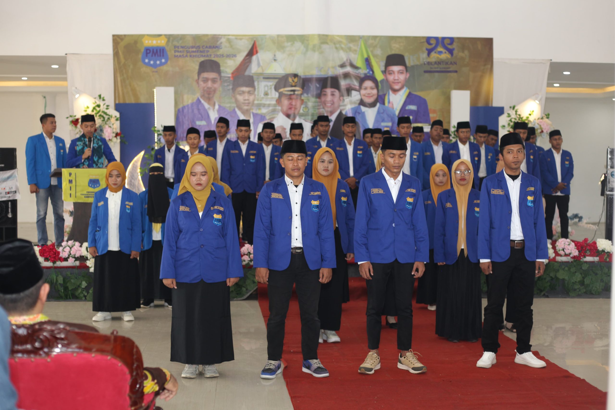 Pelantikan PC PMII Sumenep di Islamic Center Batuan, Sumenep
