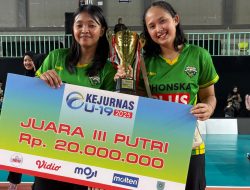 Fairus dan Naftalya Harumkan Nama UPI Sumenep di Kejurnas Voli U-19