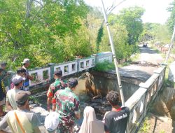 Bupati Achmad Fauzi Bertindak Cepat Tangani Jembatan Ambruk di Giligenting