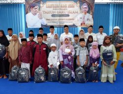 Dinas PUTR Sumenep Gandeng Baznas Berbagi Santunan untuk Anak Yatim